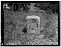 Jeden z oryginalnych markerów, ten w Adams County, Pennsylvania