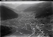 Historical aerial photo from 300 m by Walter Mittelholzer from 1923