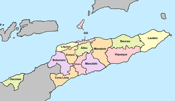 Distritos de Timor Oriental