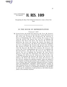The Green New Deal był pierwszym aktem prawnym, który Ocasio-Cortez napisał