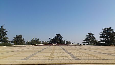Piața Muntele Herzl cu vedere la mormântul lui Herzl